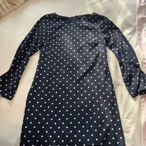 Banana Republic White and Blue Dress